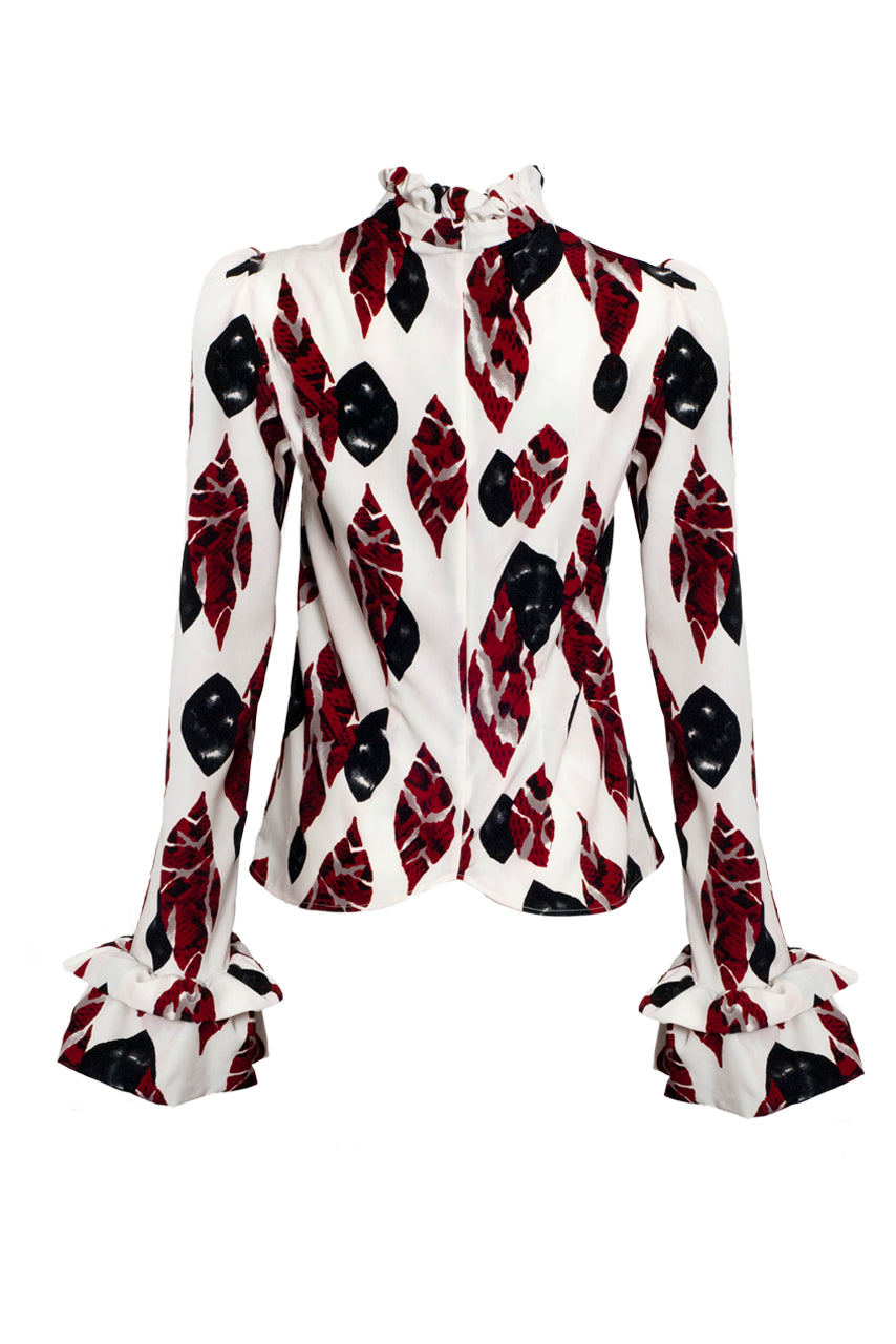 Valerie print blouse - VeRaf Clothing