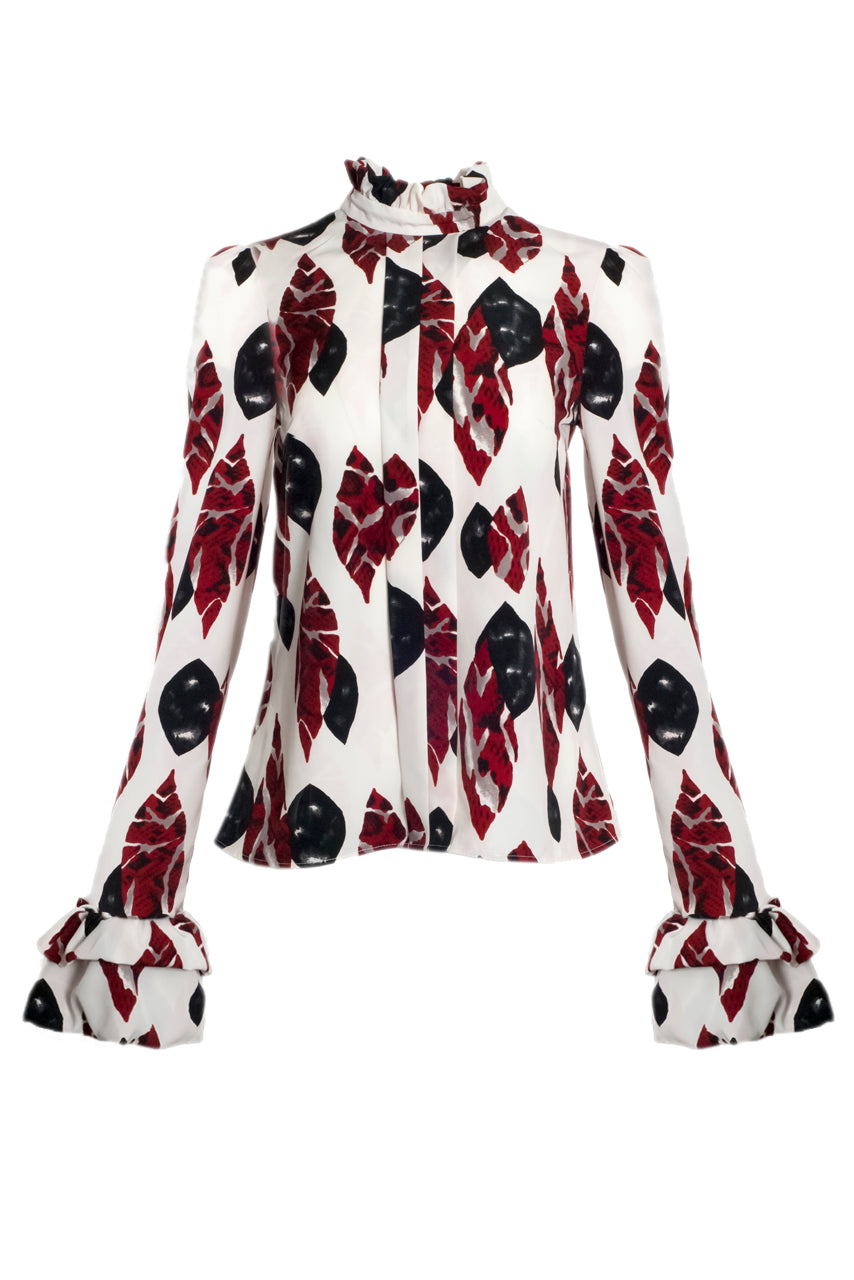 Valerie print blouse - VeRaf Clothing