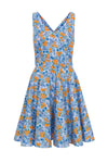 Ella Sky Blue Print Dress